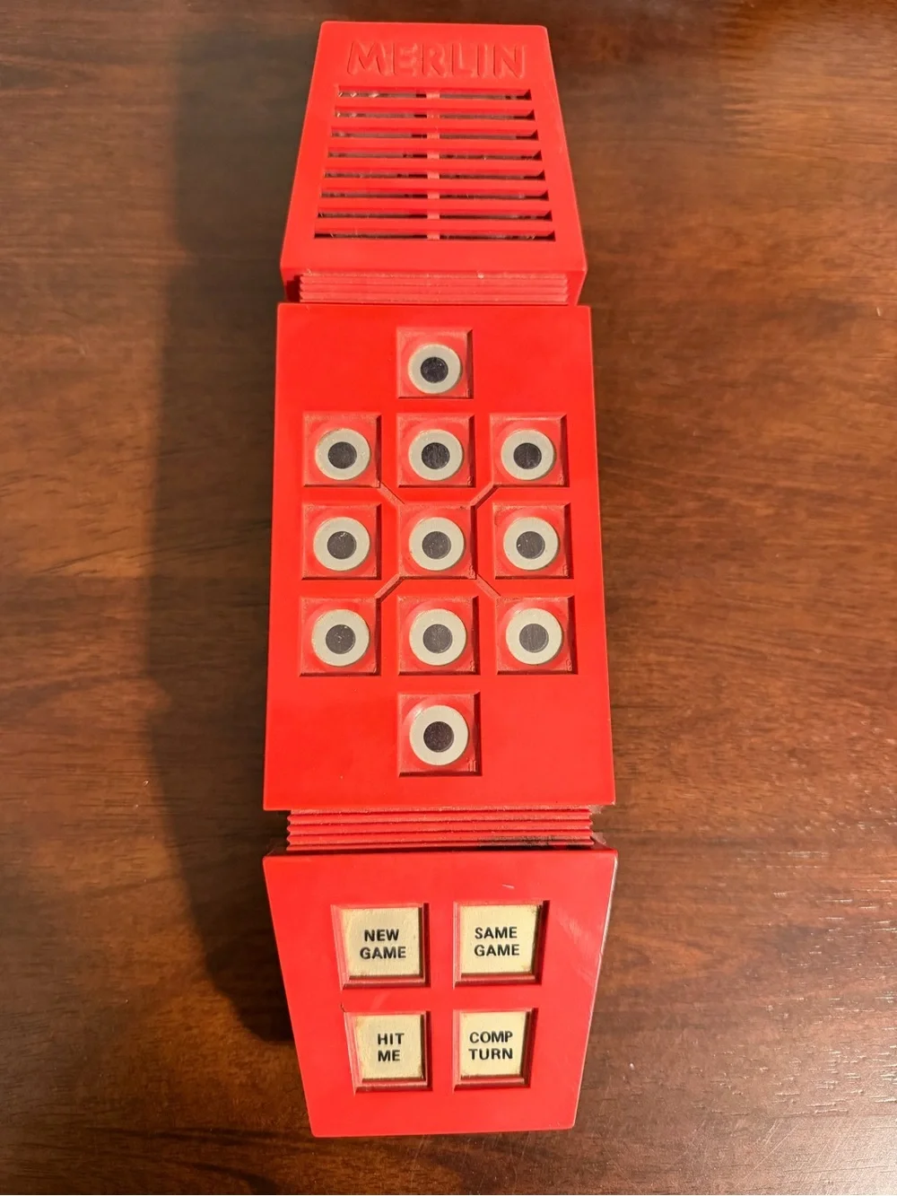 Vintage 1978 Merlin Electronic Handheld Game Parker Brothers Tested Works